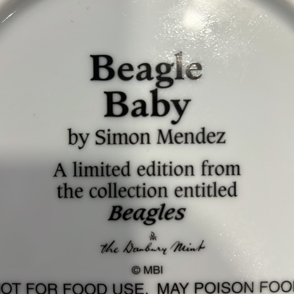 BEAGLES lovers plate by Simon‎ Mendez - Picture 8 of 10